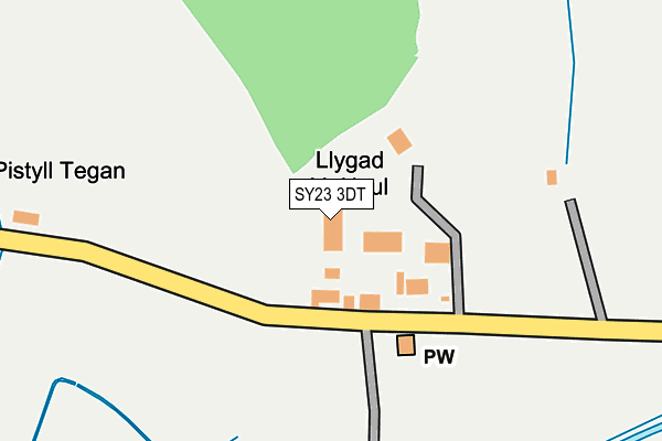 SY23 3DT map - OS OpenMap – Local (Ordnance Survey)