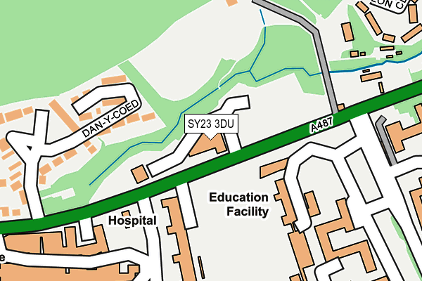 SY23 3DU map - OS OpenMap – Local (Ordnance Survey)