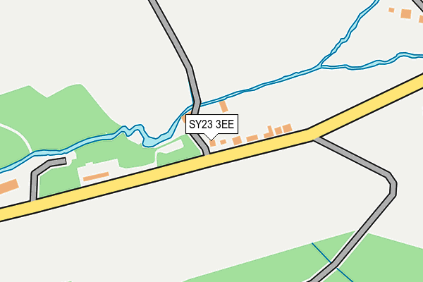 SY23 3EE map - OS OpenMap – Local (Ordnance Survey)