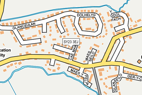 SY23 3EJ map - OS OpenMap – Local (Ordnance Survey)