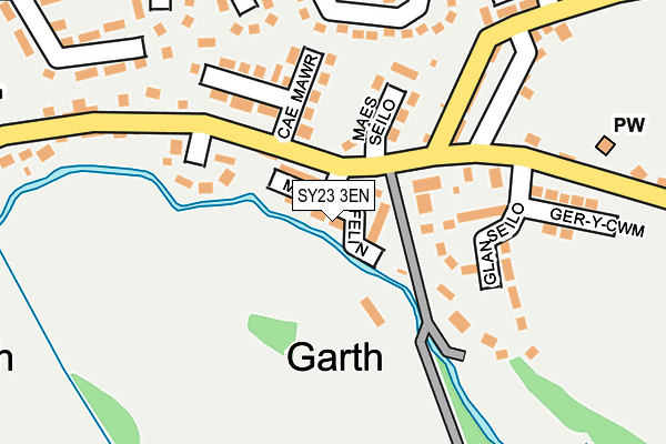 SY23 3EN map - OS OpenMap – Local (Ordnance Survey)