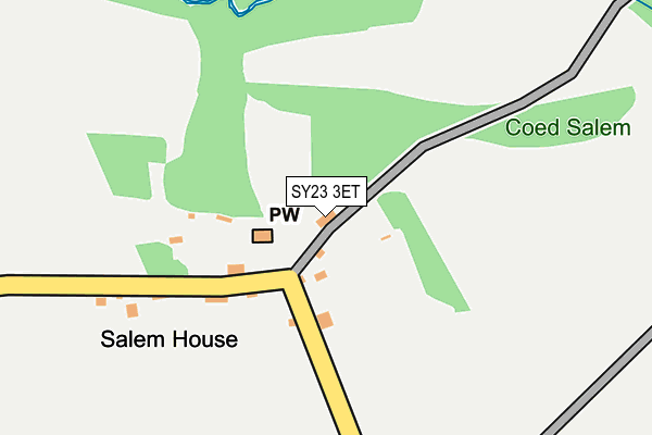 SY23 3ET map - OS OpenMap – Local (Ordnance Survey)