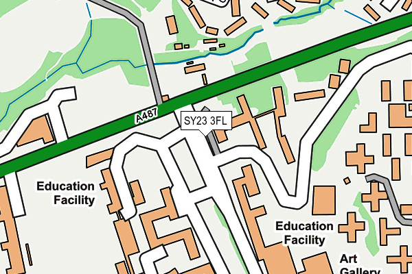 SY23 3FL map - OS OpenMap – Local (Ordnance Survey)