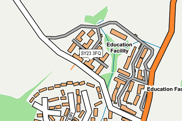 SY23 3FQ map - OS OpenMap – Local (Ordnance Survey)