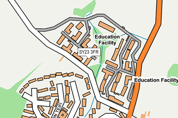 SY23 3FR map - OS OpenMap – Local (Ordnance Survey)