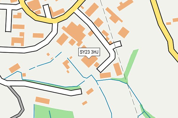 SY23 3HJ map - OS OpenMap – Local (Ordnance Survey)