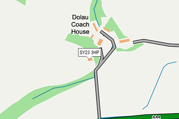 SY23 3HP map - OS OpenMap – Local (Ordnance Survey)