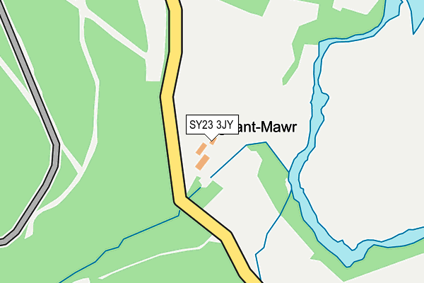 SY23 3JY map - OS OpenMap – Local (Ordnance Survey)