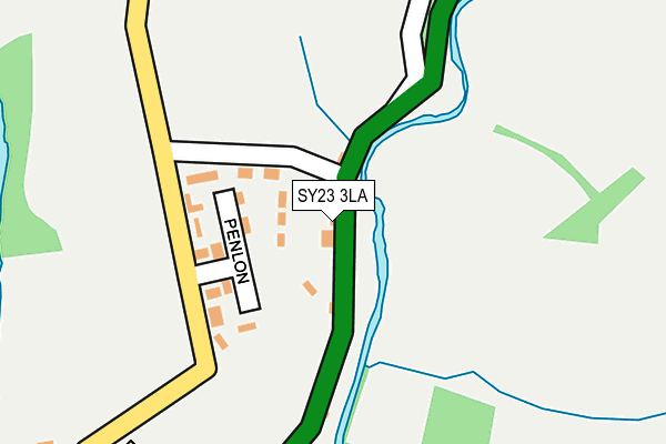 SY23 3LA map - OS OpenMap – Local (Ordnance Survey)