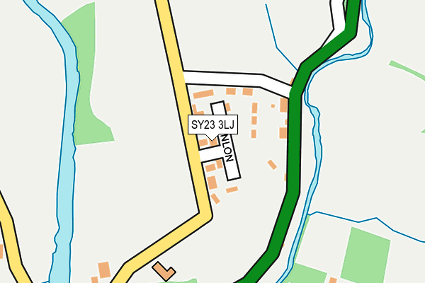 SY23 3LJ map - OS OpenMap – Local (Ordnance Survey)
