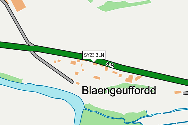 SY23 3LN map - OS OpenMap – Local (Ordnance Survey)