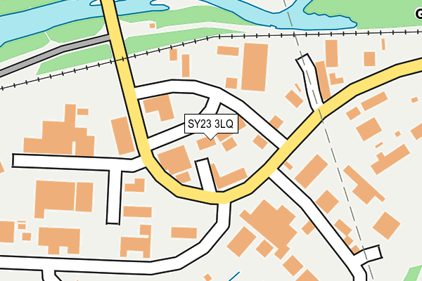 SY23 3LQ map - OS OpenMap – Local (Ordnance Survey)