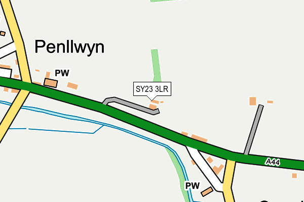 SY23 3LR map - OS OpenMap – Local (Ordnance Survey)