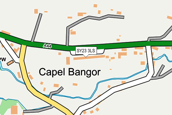 SY23 3LS map - OS OpenMap – Local (Ordnance Survey)