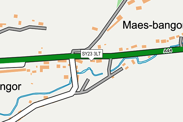 SY23 3LT map - OS OpenMap – Local (Ordnance Survey)