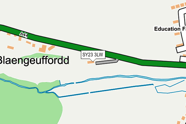 SY23 3LW map - OS OpenMap – Local (Ordnance Survey)