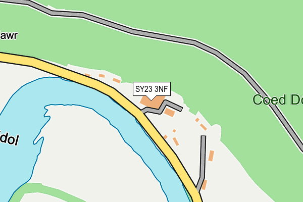SY23 3NF map - OS OpenMap – Local (Ordnance Survey)