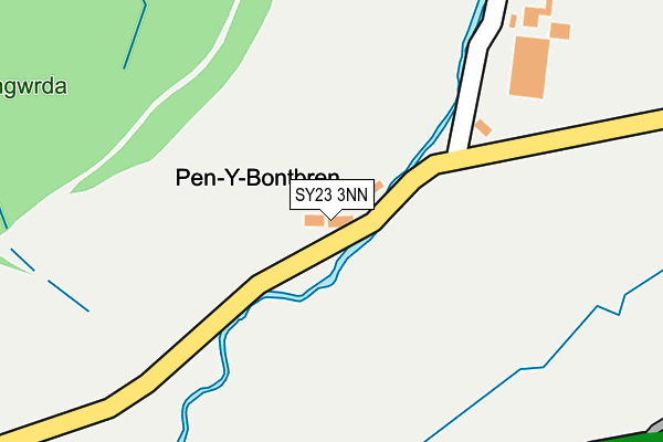 SY23 3NN map - OS OpenMap – Local (Ordnance Survey)