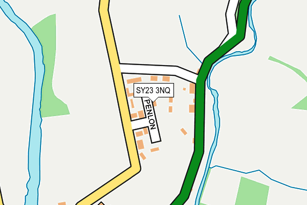 SY23 3NQ map - OS OpenMap – Local (Ordnance Survey)