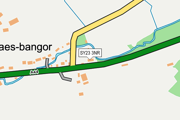 SY23 3NR map - OS OpenMap – Local (Ordnance Survey)
