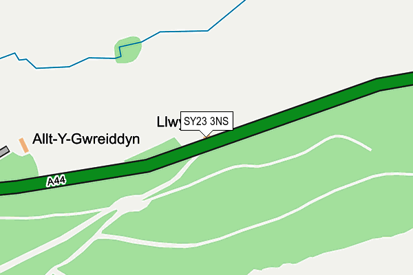 SY23 3NS map - OS OpenMap – Local (Ordnance Survey)