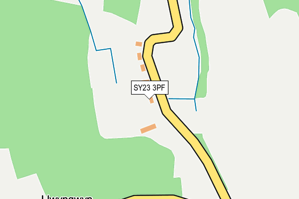 SY23 3PF map - OS OpenMap – Local (Ordnance Survey)