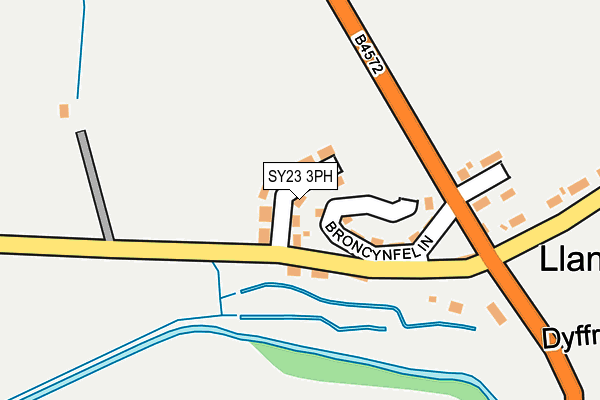 SY23 3PH map - OS OpenMap – Local (Ordnance Survey)