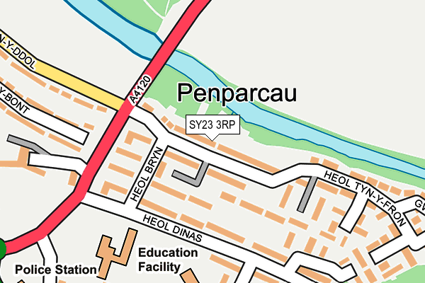 SY23 3RP map - OS OpenMap – Local (Ordnance Survey)