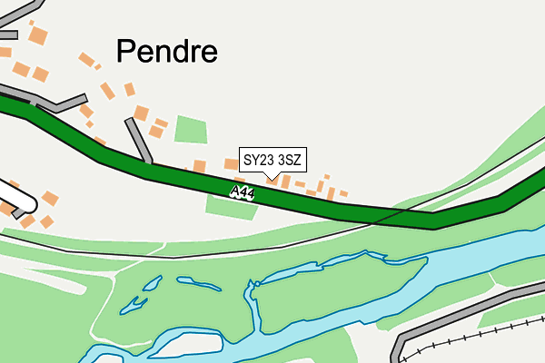 SY23 3SZ map - OS OpenMap – Local (Ordnance Survey)