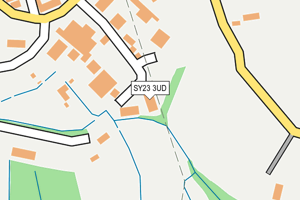 SY23 3UD map - OS OpenMap – Local (Ordnance Survey)