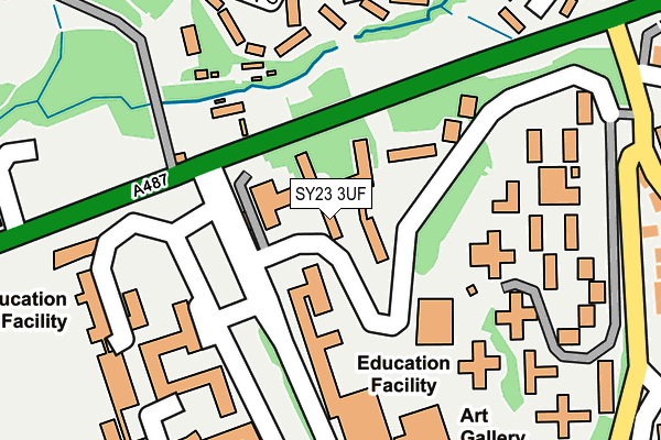 SY23 3UF map - OS OpenMap – Local (Ordnance Survey)