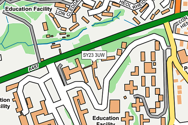 SY23 3UW map - OS OpenMap – Local (Ordnance Survey)