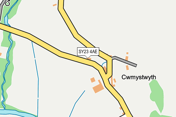 SY23 4AE map - OS OpenMap – Local (Ordnance Survey)