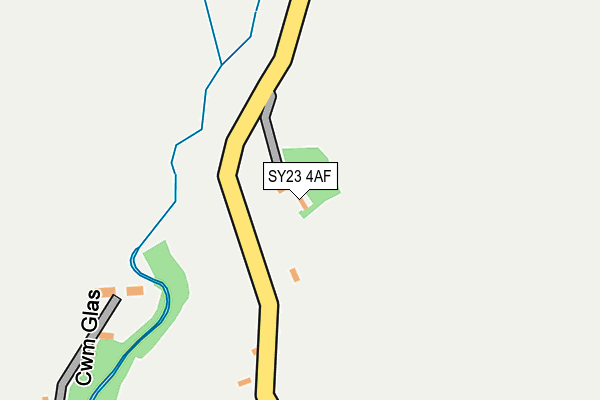 SY23 4AF map - OS OpenMap – Local (Ordnance Survey)