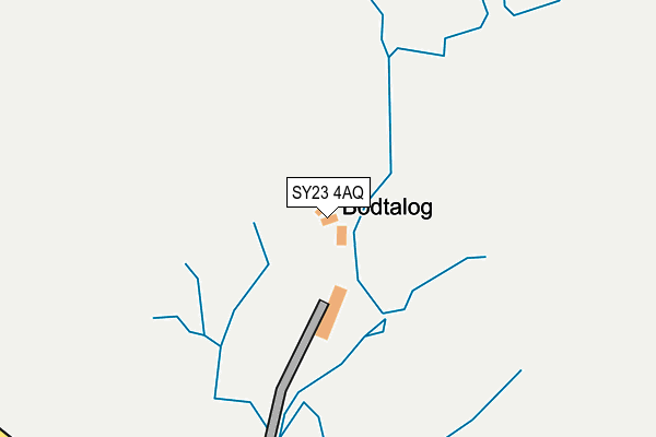 SY23 4AQ map - OS OpenMap – Local (Ordnance Survey)