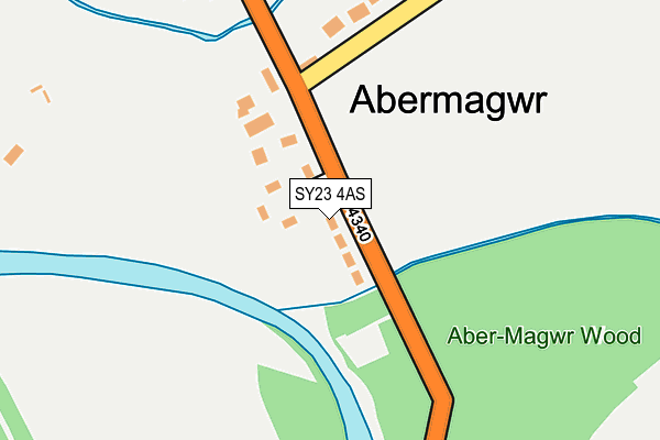 SY23 4AS map - OS OpenMap – Local (Ordnance Survey)