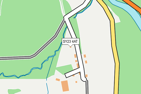 SY23 4AT map - OS OpenMap – Local (Ordnance Survey)