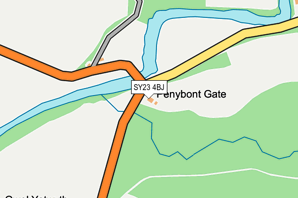 SY23 4BJ map - OS OpenMap – Local (Ordnance Survey)