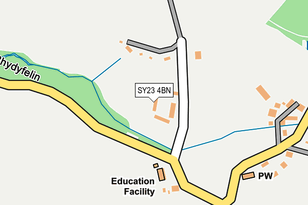 SY23 4BN map - OS OpenMap – Local (Ordnance Survey)