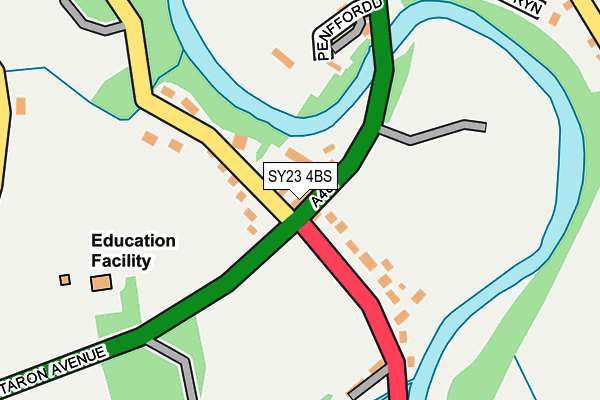 SY23 4BS map - OS OpenMap – Local (Ordnance Survey)