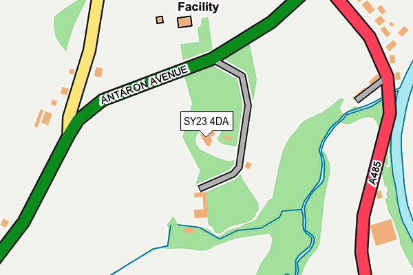 SY23 4DA map - OS OpenMap – Local (Ordnance Survey)