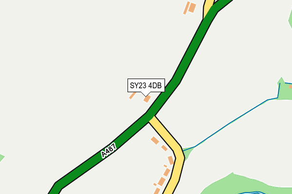 SY23 4DB map - OS OpenMap – Local (Ordnance Survey)