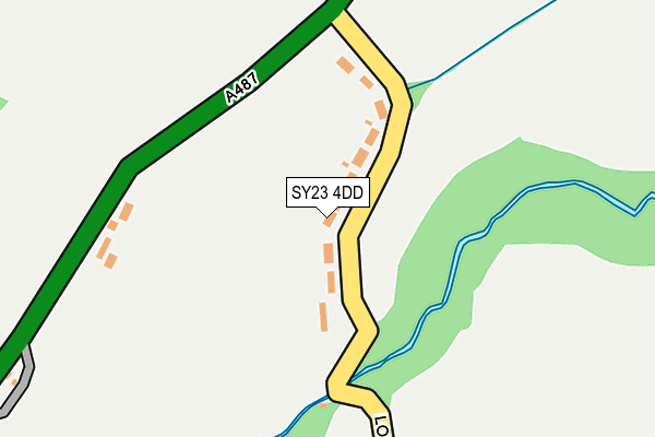 SY23 4DD map - OS OpenMap – Local (Ordnance Survey)