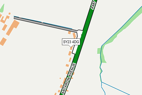 SY23 4DG map - OS OpenMap – Local (Ordnance Survey)