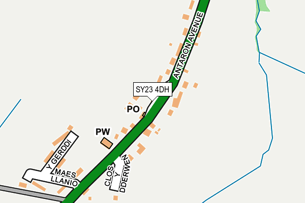 SY23 4DH map - OS OpenMap – Local (Ordnance Survey)