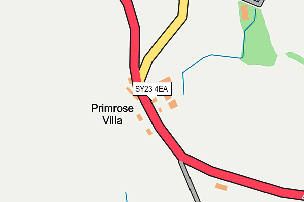 SY23 4EA map - OS OpenMap – Local (Ordnance Survey)