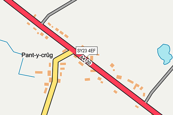 SY23 4EF map - OS OpenMap – Local (Ordnance Survey)