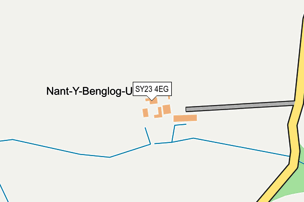 SY23 4EG map - OS OpenMap – Local (Ordnance Survey)