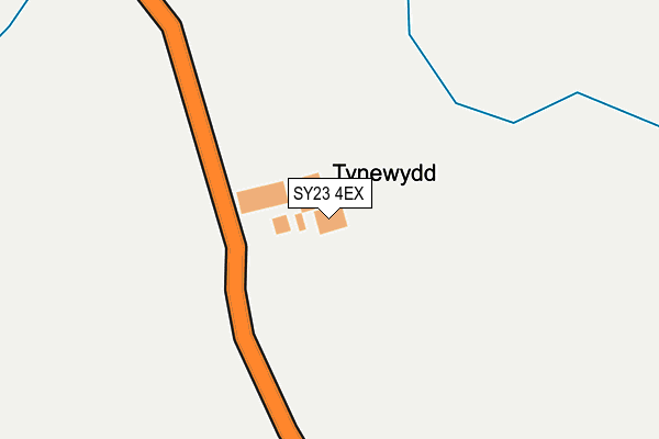 SY23 4EX map - OS OpenMap – Local (Ordnance Survey)