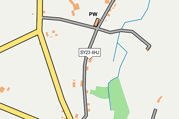 SY23 4HJ map - OS OpenMap – Local (Ordnance Survey)